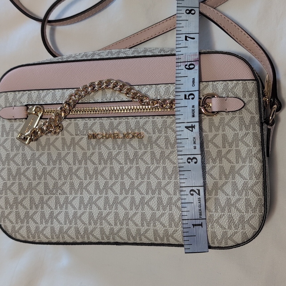 NWT Michael Kors Jet set travel large logo crossbody - Picture 10 of 12